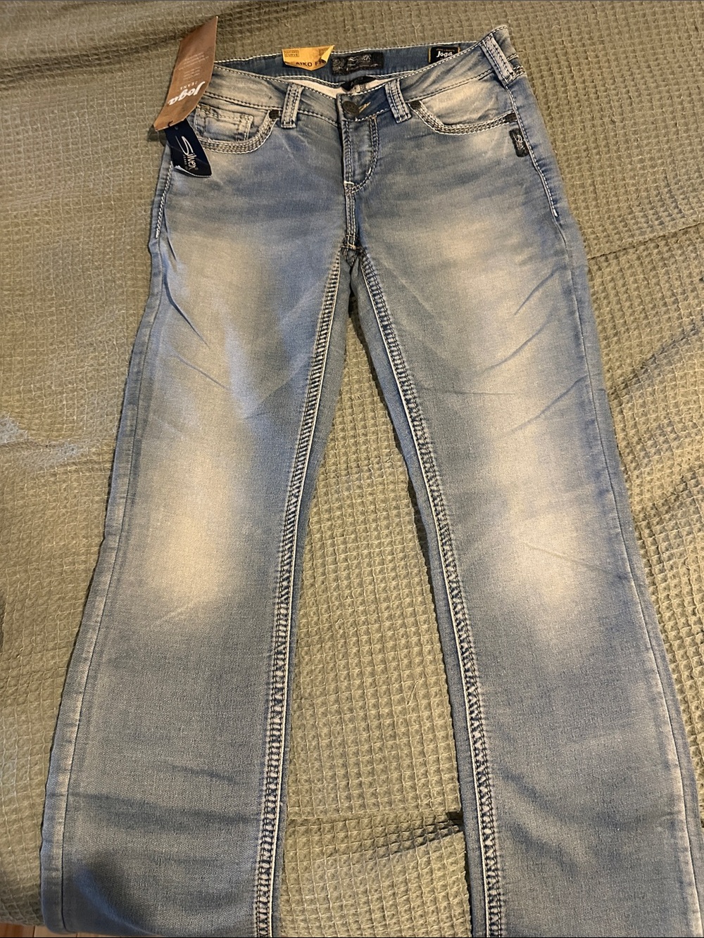 Silver Jeans Light Blue Boot Cut Women's Jeans - Picture 2 of 5